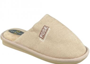 Γυναικείες Παντόφλες Σπιτιού | Υφαντίδης | 267282 | Μπεζ - Υφαντίδης - 